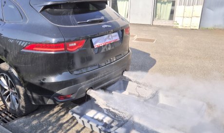 Nettoyage du filtre à particules (FAP) d'un Jaguar F-Pace à Lyon